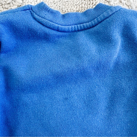 H&M Bright Blue Kids Sweatshirt with Sequin Leopard - Picture 5 of 5